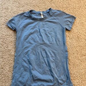 Athleta Blue Short Sleeve Tee